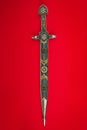Inlaid antique sword Royalty Free Stock Photo