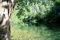 Inland ,the  Cetina river, Omis Croatia Royalty Free Stock Photo