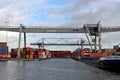 Inland container terminal in Alphen aan den Rijn