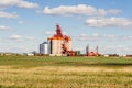 Inland grain storage terminal