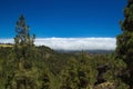 Inland Gran Canaria, Panza de Burro cloud cover