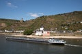 Inland navigation vessel, Rhine, Germany