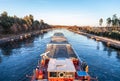 Inland vessel drives Royalty Free Stock Photo