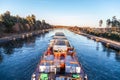 Inland vessel drives Royalty Free Stock Photo