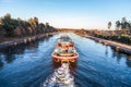 Inland vessel drives Royalty Free Stock Photo