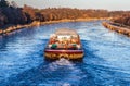 Inland vessel drives Royalty Free Stock Photo