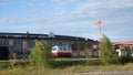 Inlandsbanan railway building in Ostersund in Sweden Royalty Free Stock Photo