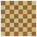 Inlay wood checker pattern seamless Royalty Free Stock Photo