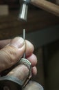 Inlaying Gemstone on the Ring