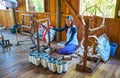 Work with yarn, Inle Lake, Myanmar