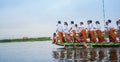 Myanmar Travel Images Boat race in the Phaung Daw Oo festival. Inle lake