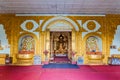 INLE, MYANMAR - NOVEMBER 28, 2016: Interior of Alodaw Pauk Pagoda on Inle lake, Myanm
