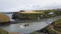 Inlet of Harbour of Abercastle in Wales