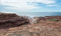 Inlet at Red Bluff Beach Royalty Free Stock Photo