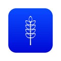 Inlet spike icon digital blue