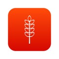 Inlet spike icon digital red