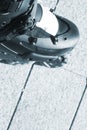 Inline freestyle roller skates Royalty Free Stock Photo