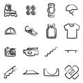 Inline Icons Freehand