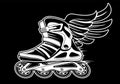 Inline Roller Skate with Wing