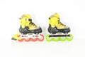 Inline skating skate boot Royalty Free Stock Photo