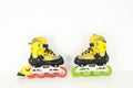 Inline skating skate boot Royalty Free Stock Photo