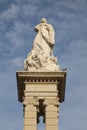 Inmaculada statue at Plaza del Triunfo, Seville. Royalty Free Stock Photo