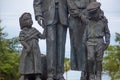 Inmigrant Family Statue in Centennial Park at Ybor City 3 Royalty Free Stock Photo