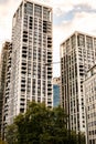 Inner City High Rise Office and Apartment Buildings In Central London