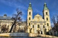 The inner-city parish church in Budapest, Hungary