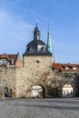 Inner city walls with the Frauentor in MÃÂ¼hlhausen