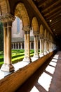 Inner cloister in Jacobins church Royalty Free Stock Photo