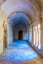 Inner corridor at the monastery saint paul de mausole in France Royalty Free Stock Photo