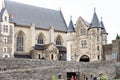 Inner court of Angers Castle, France