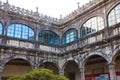 Inner court of Library of University of Santiago