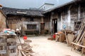 Inner court yard of a house in China
