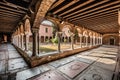 Inner Courtyard of the Church of San Francesco della Vigna, Venice, Italy Royalty Free Stock Photo