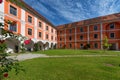 Inner courtyard of Jesuit monastery in Judenburg, Austria Royalty Free Stock Photo