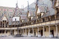 Inner Courtyard At Hospices de Beaune Royalty Free Stock Photo