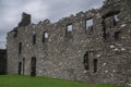 Inner courtyard of Kilchurn Castle, Loch Awe, Argyll and Bute, Scotland Royalty Free Stock Photo