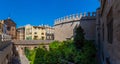 Inner courtyard of Lonja de la Seda, former silk exchange in Valencia, Spain Royalty Free Stock Photo
