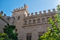 Inner courtyard of Lonja de la Seda, former silk exchange in Valencia, Spain Royalty Free Stock Photo