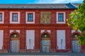 Inner courtyard of Marienberg fortress in Wurzburg, Germany Royalty Free Stock Photo