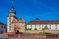 Inner courtyard of Marienberg fortress in Wurzburg, Germany Royalty Free Stock Photo