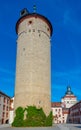 Inner courtyard of Marienberg fortress in Wurzburg, Germany Royalty Free Stock Photo