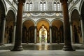 Inner courtyard of Medici Palace, Florence Royalty Free Stock Photo