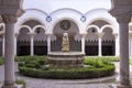 Inner Courtyard of the Museu Condes de Castro GuimarÃÂ£es, Cascais, Portugal