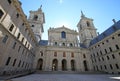 Inner courtyard Patio de los Reyes in El Escorial, a historical residence of the King of Spain. SAN LORENZO DE EL ESCORIAL, SPAIN