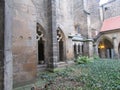 Inner courtyard of the royal castle in Mason.