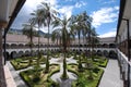 The inner courtyard of San Francisco monastery, Quito, Ecuador