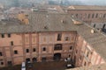 Inner courtyard of Santa Maria della Scala. Siena, Tuscany, Italy.